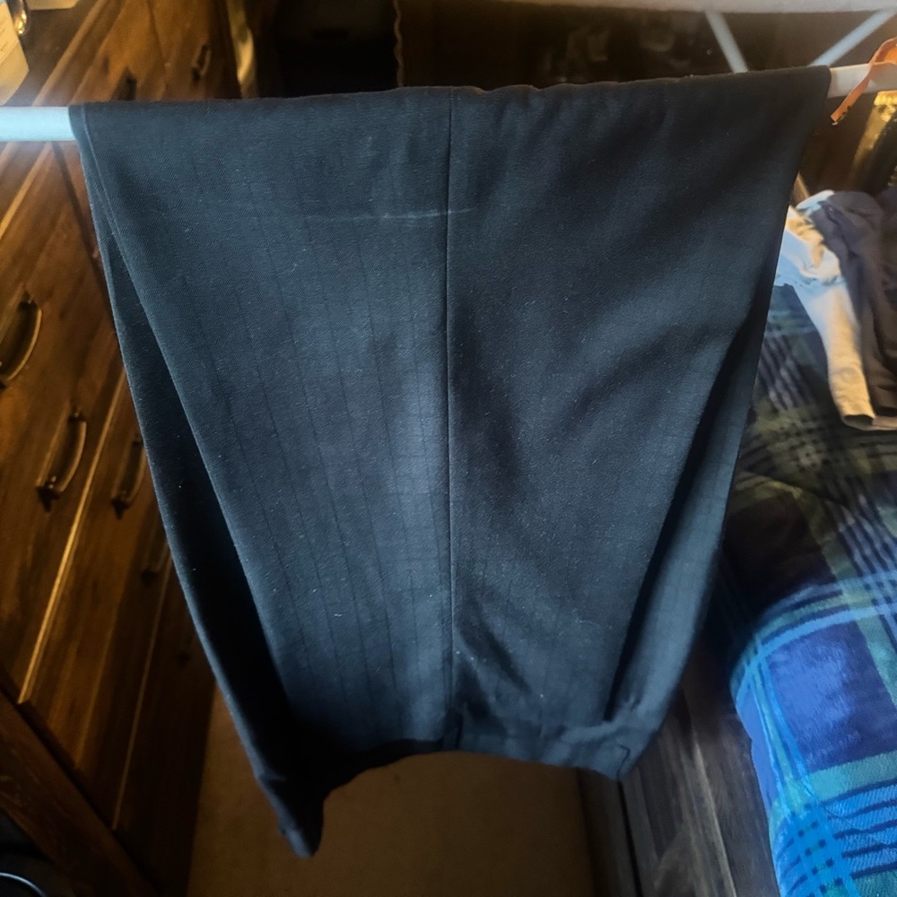 Black dress pants.